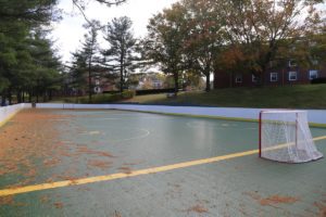 outdoor hockey rink